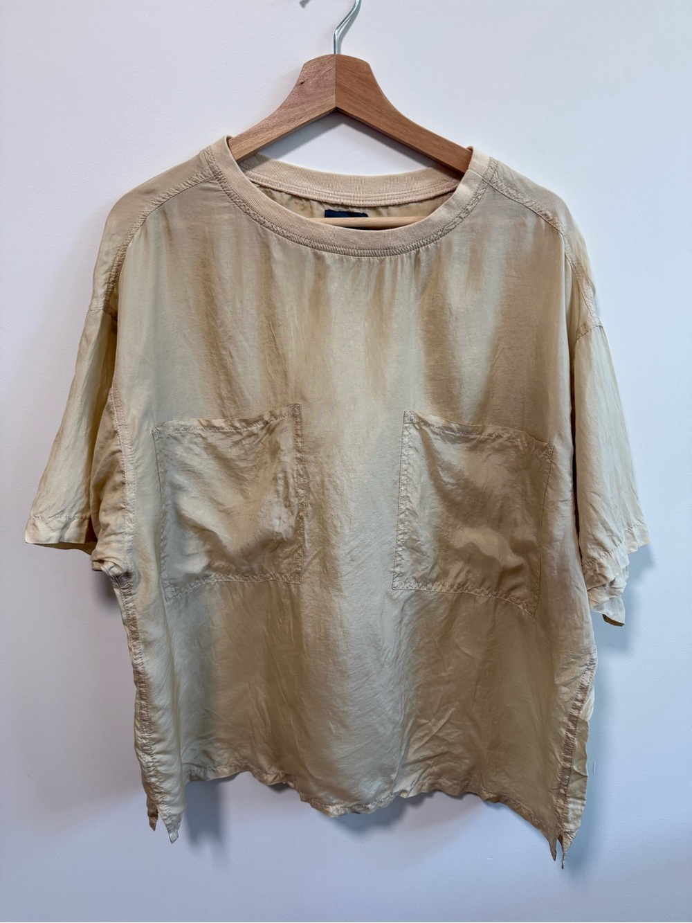Silk Vintage Pocket Tee